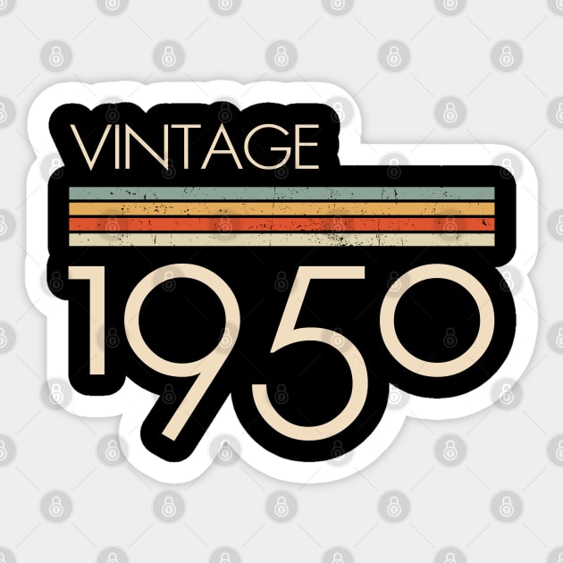 Vintage Classic 1950 Sticker by adalynncpowell